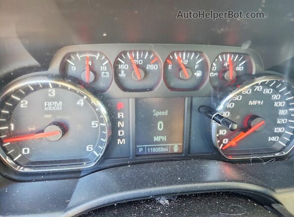 1GTR1LECXGZ411713 2016 GMC SIERRA White ხელსაწყოთა პანელის ხედი