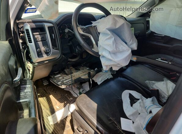 1GTR1MEC5HZ190545 2017 GMC SIERRA White Widok deski rozdzielczej