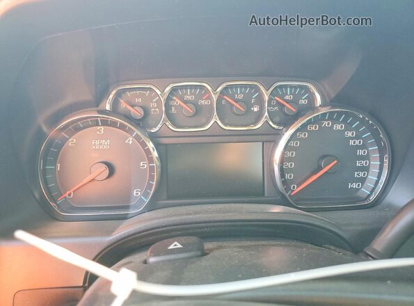1GTR1MEC7HZ284345 2017 GMC SIERRA White Widok zestawu wskaźników
