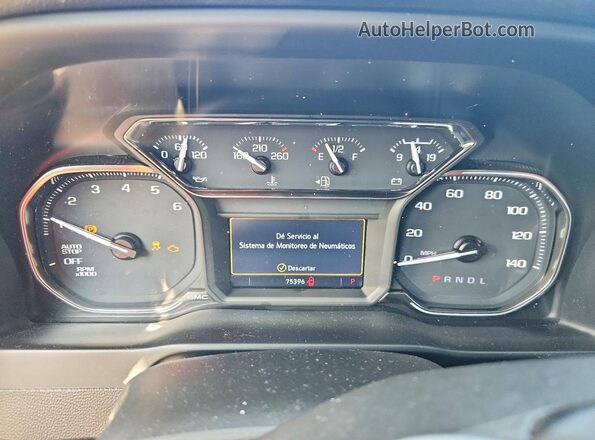 1GTR8BEDXMZ438064 2021 GMC SIERRA Черный Вид щитка приборов