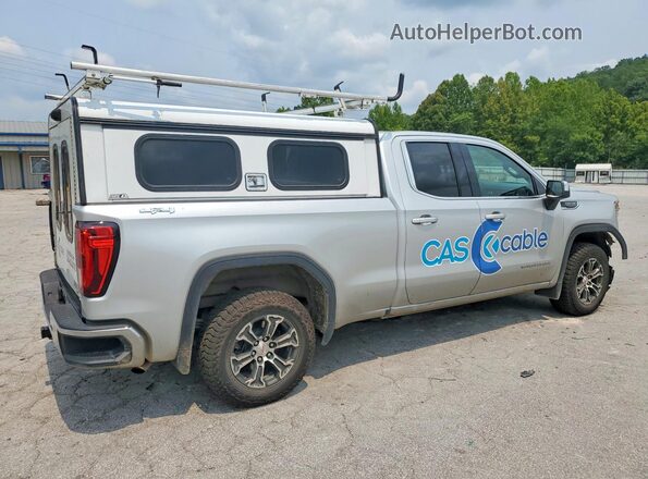 1GTR9BED2MZ236736 2021 GMC SIERRA Серебряный Задняя правая четверть