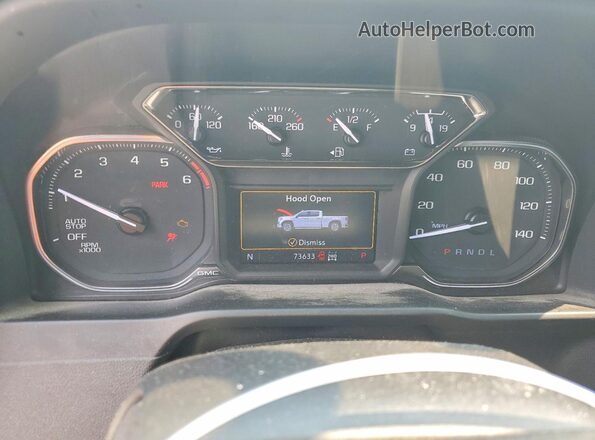 1GTR9BED2MZ236736 2021 GMC SIERRA Серебряный Вид щитка приборов