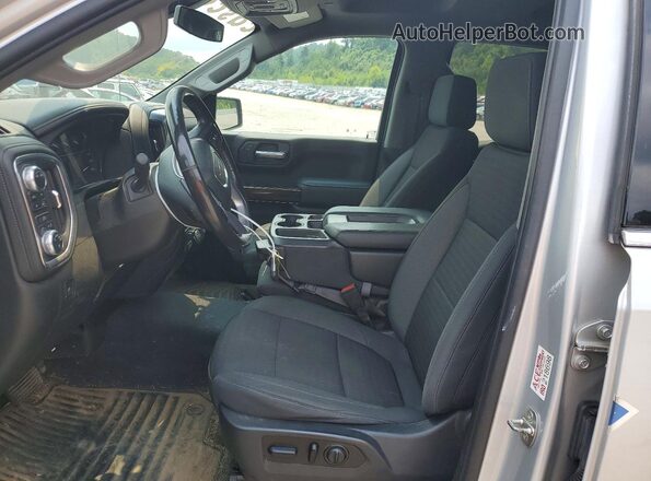 1GTR9BED2MZ236736 2021 GMC SIERRA Серебряный Вид салона спереди