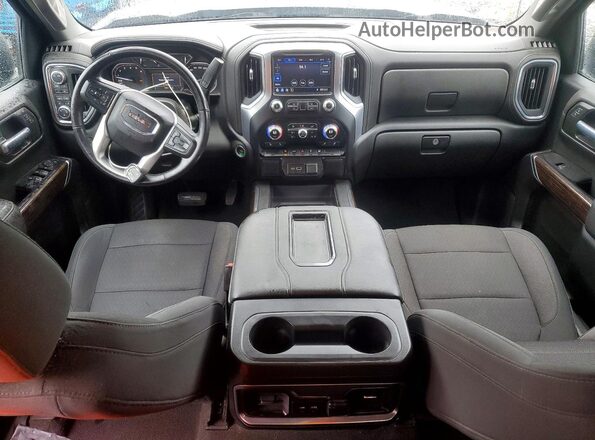1GTR9CED0MZ394191 2021 GMC SIERRA Black Առջևի վահանակի տեսք
