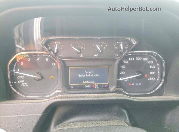 1GTR9CED0MZ394191 2021 GMC SIERRA Black Սարքավորումների վահանակի տեսք