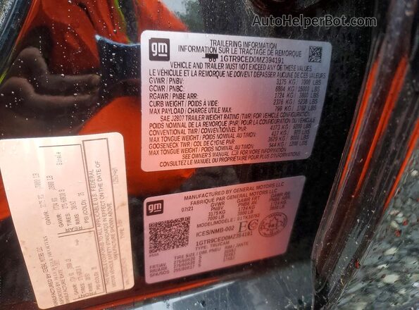 1GTR9CED0MZ394191 2021 GMC SIERRA Black Շարժիչի բաժամունքի տեսք