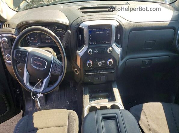 1GTR9CED1MZ265876 2021 GMC SIERRA Black Առջևի վահանակի տեսք