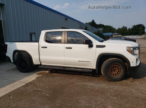 1GTU9AEF4MZ157378 2021 GMC SIERRA White Vista de la etiqueta del VIN