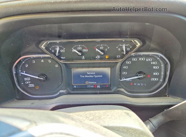 1GTU9BED8LZ170010 2020 GMC SIERRA Gray Սարքավորումների վահանակի տեսք