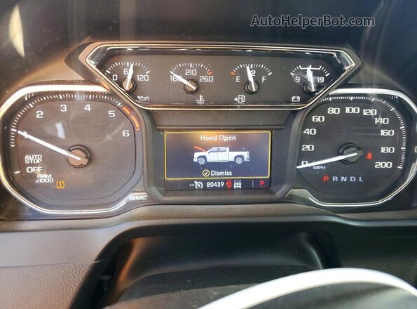 1GTU9BEDXMZ329921 2021 GMC SIERRA White ხელსაწყოთა პანელის ხედი
