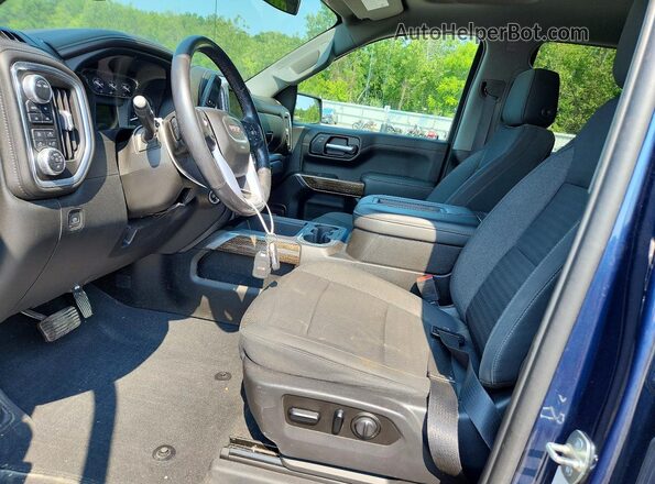 1GTU9CED5MZ117014 2021 GMC SIERRA Blue წინა სალონის ხედი