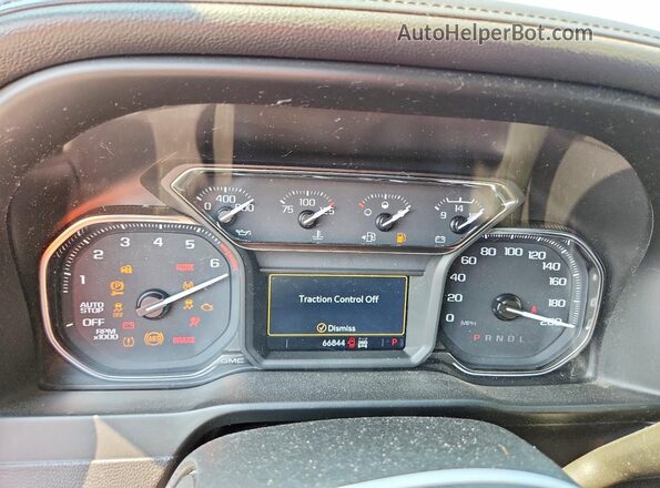 1GTU9CED5MZ117014 2021 GMC SIERRA Blue ხელსაწყოთა პანელის ხედი
