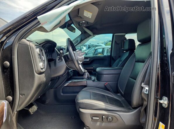 1GTU9DEDXMZ165064 2021 GMC SIERRA Black წინა სალონის ხედი