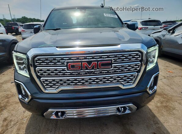 1GTU9FED8MZ162398 2021 GMC SIERRA Зеленый Вид спереди