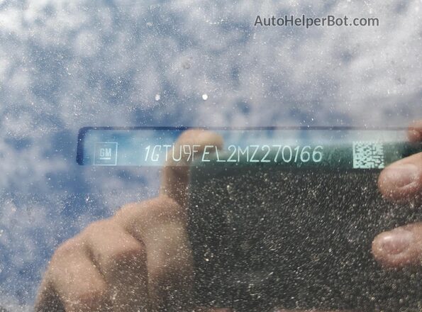 1GTU9FEL2MZ270166 2021 GMC SIERRA Black Вид підкапотного простору