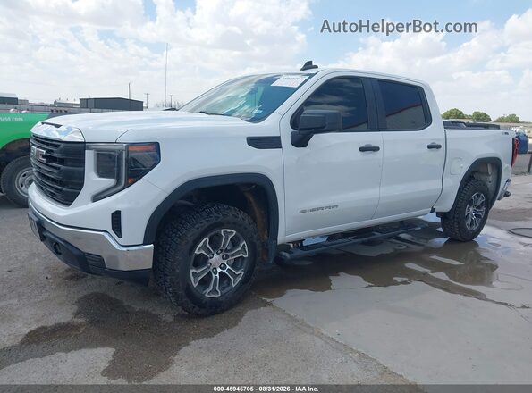 1GTUUAED8PZ288475 2023 GMC SIERRA Белый Передняя левая четверть