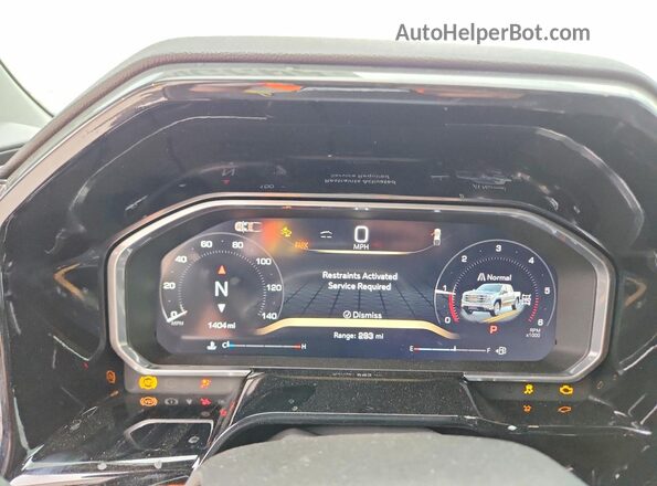 1GTUUCE80TZ306069 2026 GMC SIERRA Blue Vista del cuadro de instrumentos