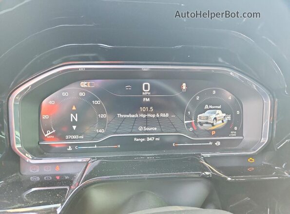 1GTUUCED1RZ393003 2024 GMC SIERRA Серый Вид щитка приборов