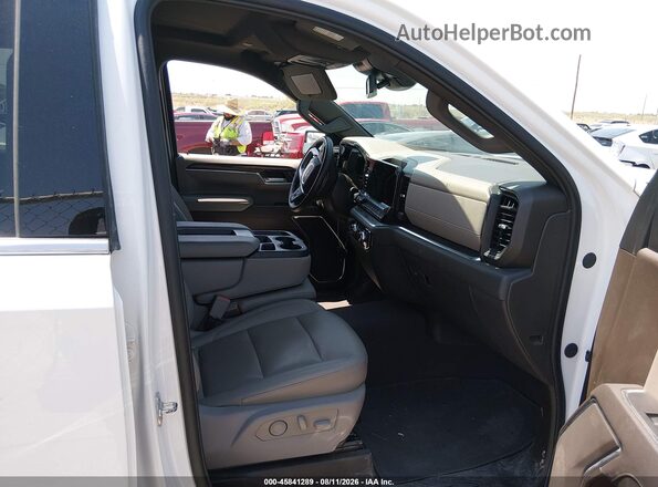 1GTUUDED4SZ260621 2025 GMC SIERRA White Widok wnętrza z przodu