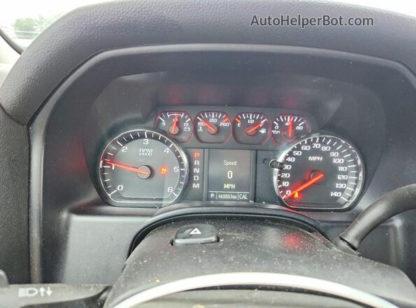 1GTV2LEC6GZ429346 2016 GMC SIERRA White Вид щитка приладів
