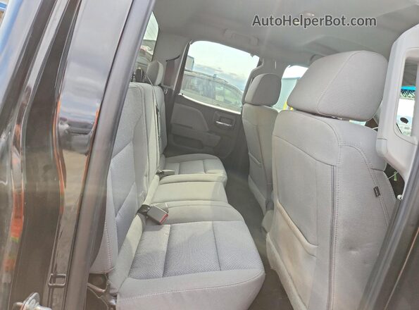 1GTV2LECXJZ348034 2018 GMC SIERRA Black Rear seats view