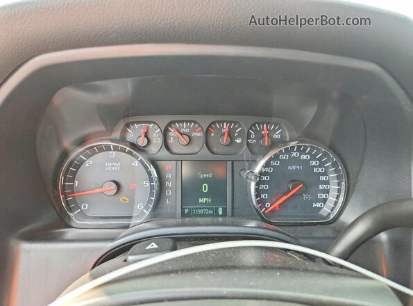 1GTV2LECXJZ348034 2018 GMC SIERRA Black Instrument cluster view