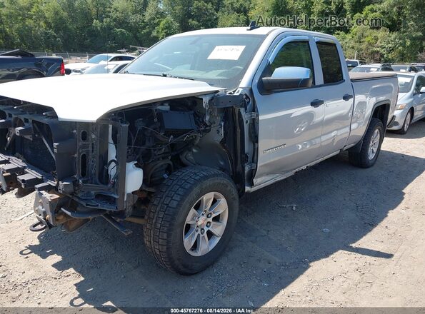 1GTV2LEH8GZ381652 2016 GMC SIERRA Silver წინა მარცხენა ხედი სამი მეოთხედიდან