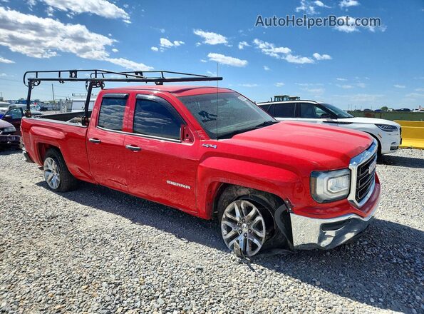 1GTV2LEH8JZ211587 2018 GMC SIERRA Красный Передняя правая четверть