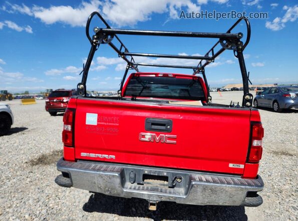 1GTV2LEH8JZ211587 2018 GMC SIERRA Красный Вид сзади