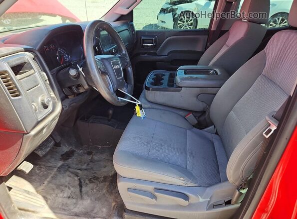 1GTV2LEH8JZ211587 2018 GMC SIERRA Красный Вид салона спереди