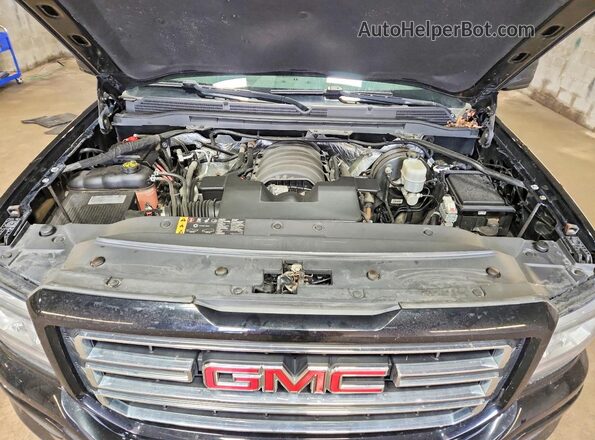 1GTV2MEC1JZ147645 2018 GMC SIERRA Черный Вид задней части салона