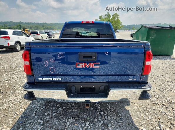 1GTV2MEC1JZ190107 2018 GMC SIERRA Blue Widok z tyłu