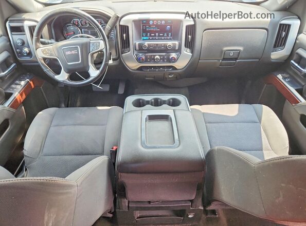 1GTV2MEC1JZ190107 2018 GMC SIERRA Blue Widok deski rozdzielczej