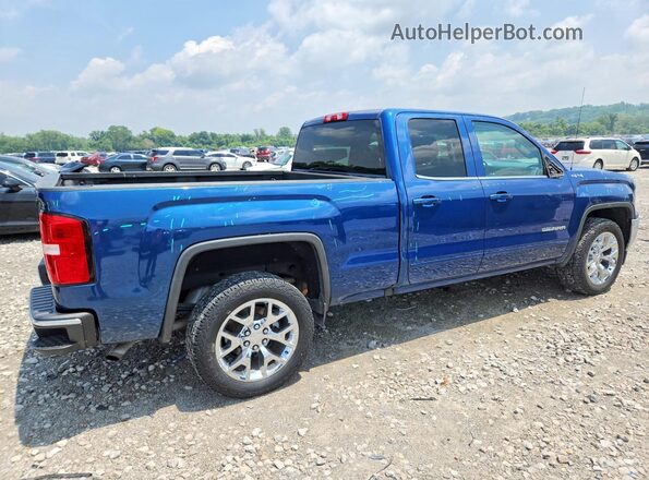 1GTV2MEC1JZ190107 2018 GMC SIERRA Blue Tył prawy