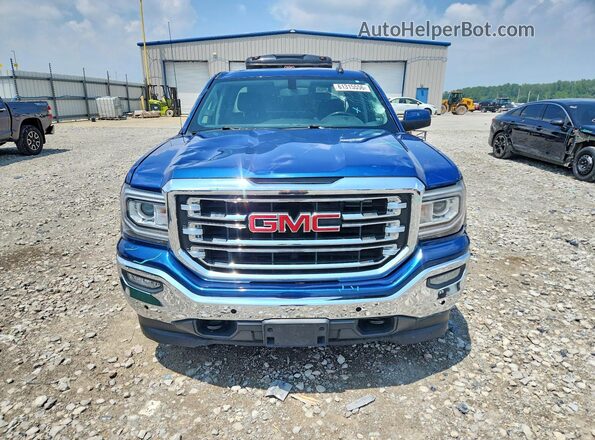 1GTV2MEC1JZ190107 2018 GMC SIERRA Blue Widok z przodu