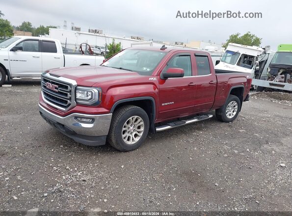 1GTV2MEC2HZ156980 2017 GMC SIERRA Burgundy წინა მარცხენა ხედი სამი მეოთხედიდან
