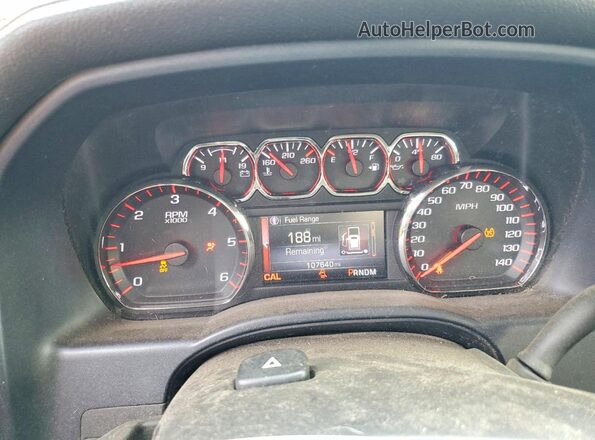 1GTV2MEC6GZ109899 2016 GMC SIERRA Синий Вид щитка приборов