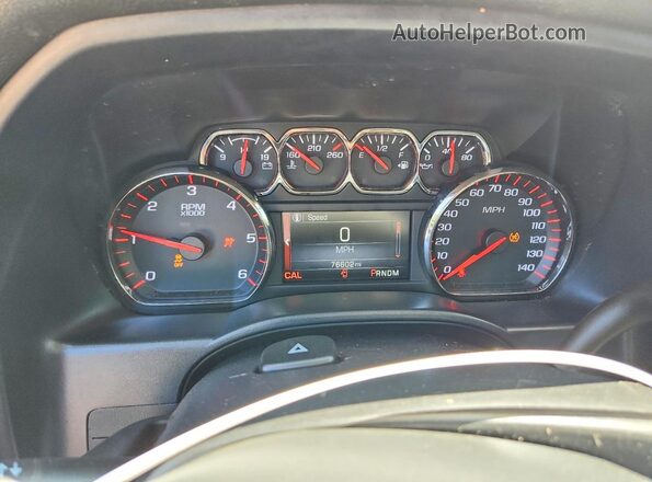 1GTV2MEC6GZ126587 2016 GMC SIERRA White Instrument cluster view