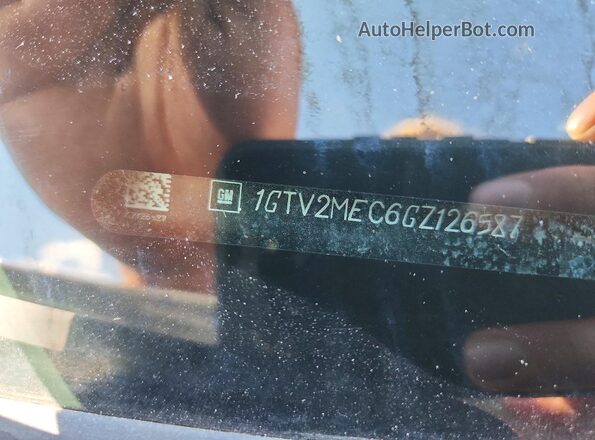 1GTV2MEC6GZ126587 2016 GMC SIERRA White Engine compartment view