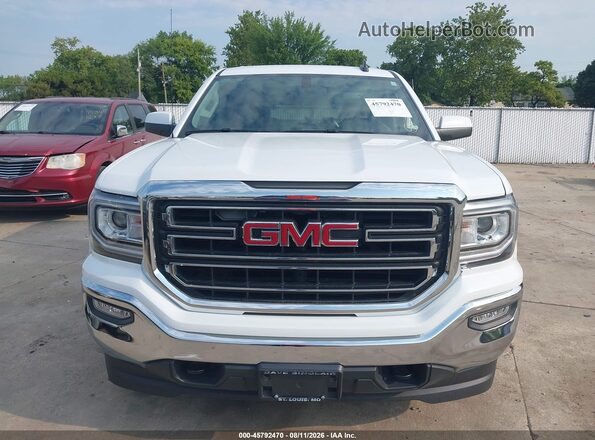1GTV2MEC6HZ146887 2017 GMC SIERRA Белый Вид задней части салона
