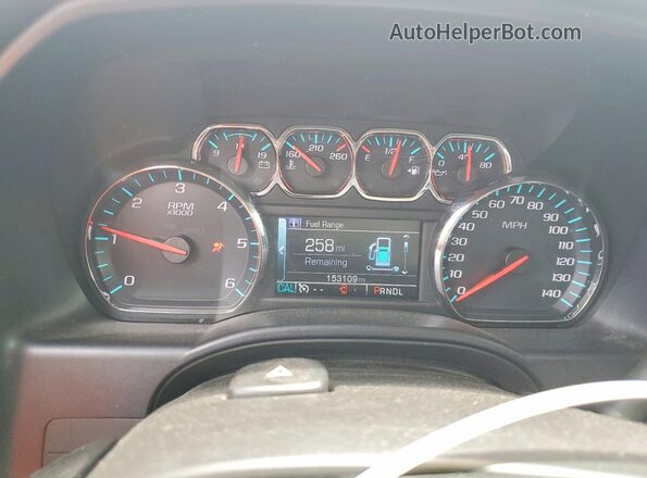 1GTV2MEC7HZ288374 2017 GMC SIERRA Gray Вид щитка приладів