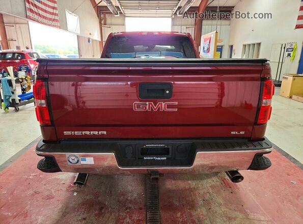1GTV2MEC8HZ106035 2017 GMC SIERRA Red უკანა ხედი