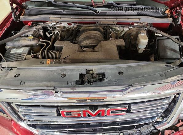 1GTV2MEC8HZ106035 2017 GMC SIERRA Red უკანა სალონის ხედი