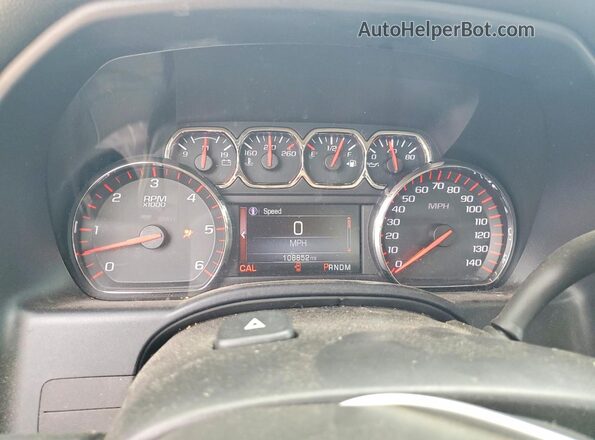 1GTV2MECXGZ261166 2016 GMC SIERRA Blue Vista del cuadro de instrumentos