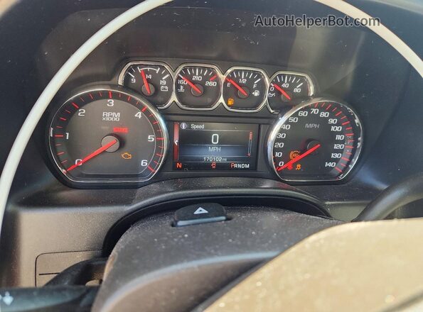 1GTV2NEC7GZ414074 2016 GMC SIERRA Черный Вид щитка приборов