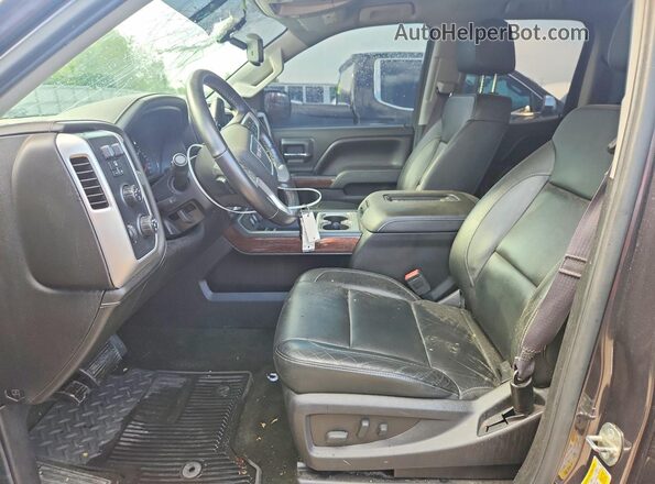1GTV2NEC8GZ356413 2016 GMC SIERRA Charcoal წინა სალონის ხედი
