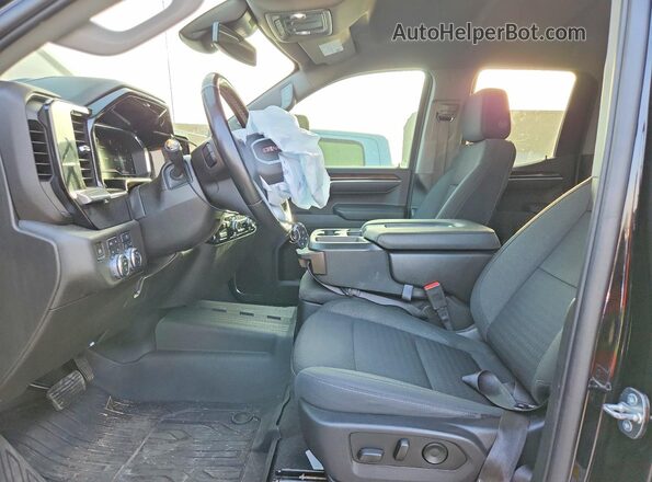 1GTVUCE85PZ229466 2023 GMC SIERRA Black წინა სალონის ხედი