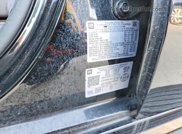 1GTVUCE85PZ229466 2023 GMC SIERRA Black ძრავის განყოფილების ხედი