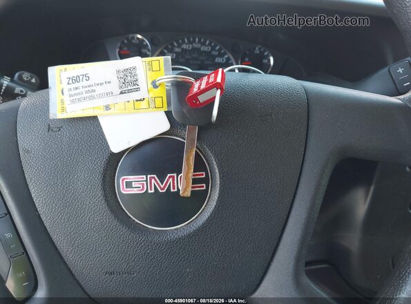 1GTW7AFG5L1237419 2020 GMC SAVANA CARGO White Հետևի տեսք