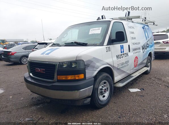 1GTW7AFP1N1143458 2022 GMC SAVANA CARGO White Առջևի ձախ երեք քառորդ տեսարան